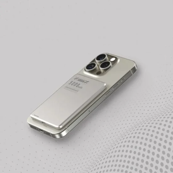 Power Bank 5000Mah Magsafe Ultra Powerology - Titanium